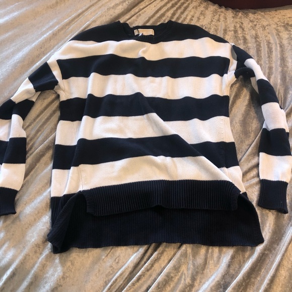 MICHAEL Michael Kors Sweaters - Michael Kors Navy Striped Sweater